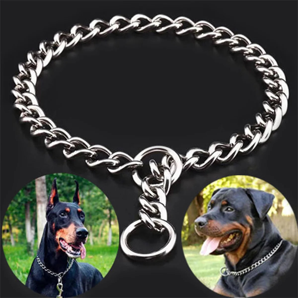Stainless Steel Dog Pinch Collar For Training Control