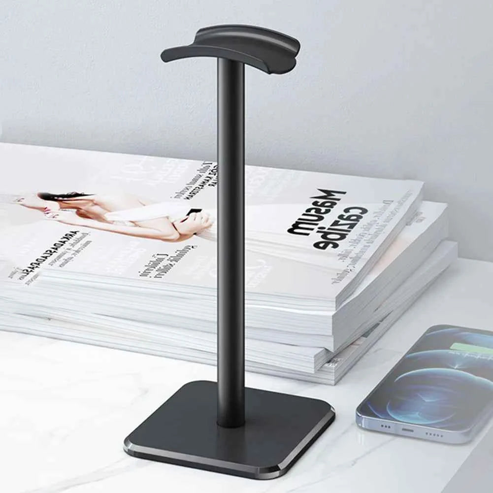 Headset Stand Aluminium Alloy Headphone Holder Rack Space Saving Desktop Organizer Display Vertical Bracket Hanger