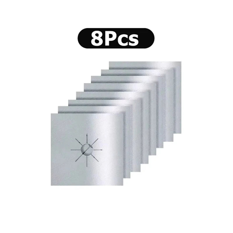 4PCS 8PCS Barbecue Stove Protective Cover 27cm Gas Stove Surface Protective Pad Kitchen Cleaning Accessories