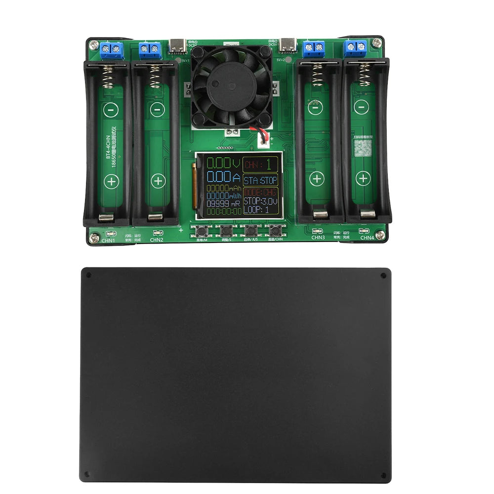 18650 Lithium Battery Capacity Tester MAh MWh Internal Resistance Tester Auto Charging and Discharging Module Power Detector