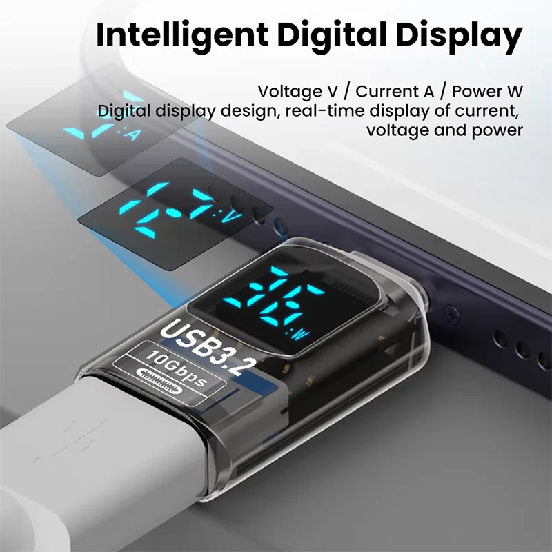USB 3.2 Digital Display Adapter 10Gbps USB Male TO USB Female Converter Fast Charging Data Transafer USB C Adapter For PC Laptop - Value Vault Club
