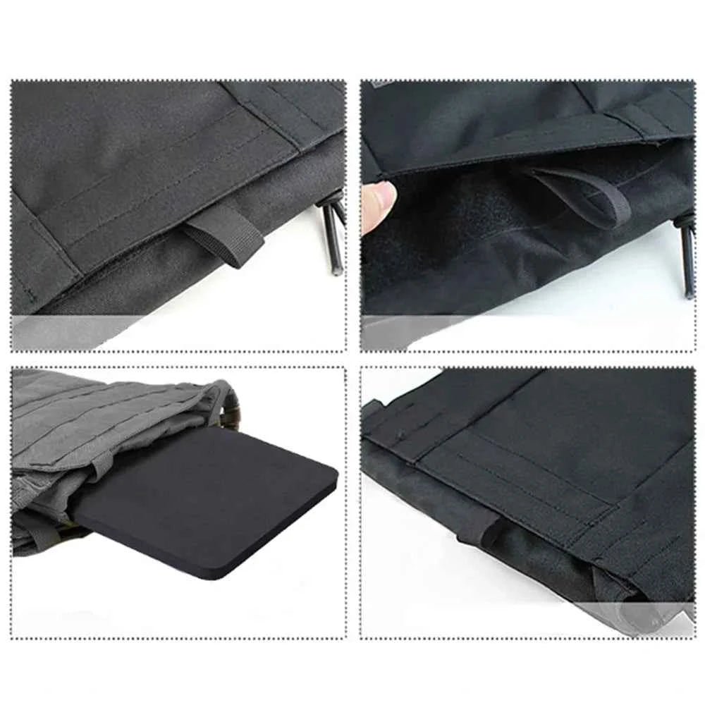 1Pair Dummy Plate Thick EVA Baffle Plates for Tactical Vest Carrier Body Armor Protect Insert Plate Foam Airsoft CS Dummy Plates