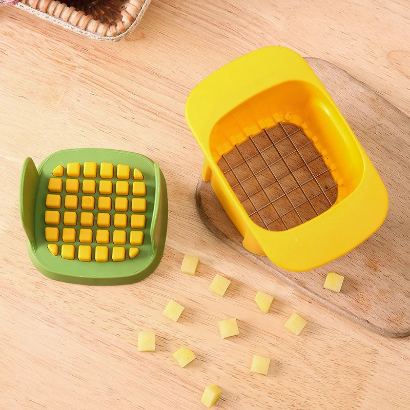 Multifunctional Vegetable Chopper Onion Dicing Artifact Kitchen Gadget Cucumber Potato Slicer French Fries Slicer Kitchen Tools