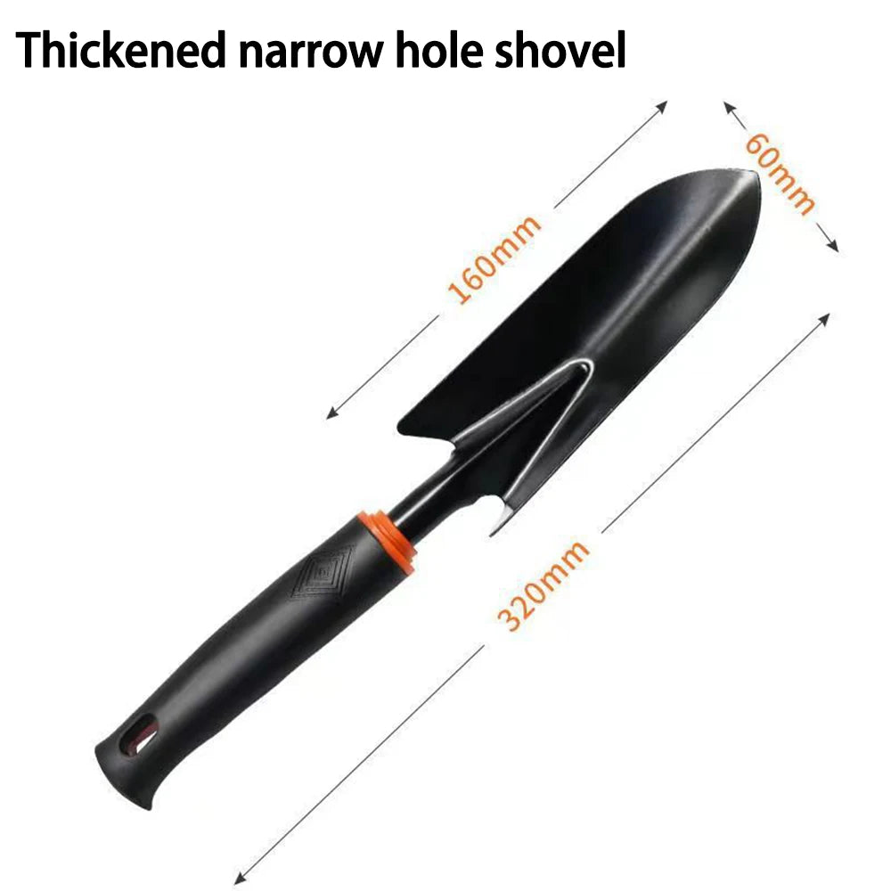 Home Gardening Tools Set. Modern Gardening Tools Set. Light Weight Two-end Hoe Five Teeth Rake Shovel Outdoor