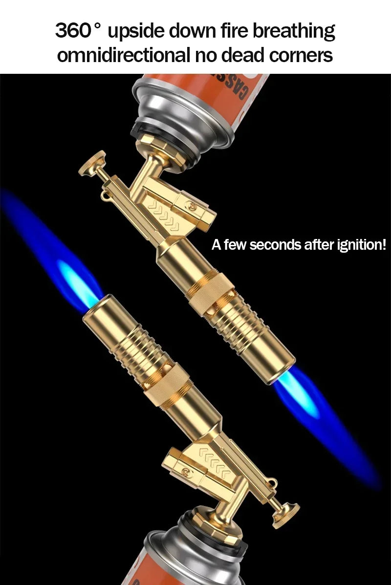 Welding Torch Gas Burner Flame Gun Blower Gas Torch Brazing Cooking Barbecue Auto Ignition Gun Kitchen Baking Tool