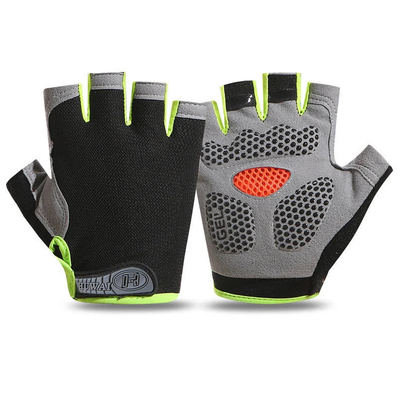 Weightlifti Gym Gloves Fitness Training Fingerless Women Men Bodybuilding Exercise Sports Gloves Cycling Anti Slip Breathable