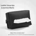 Car interior tissue box car armrest box tissue box car interior bag drawstring paper bag napkins minimalist car rear seat back