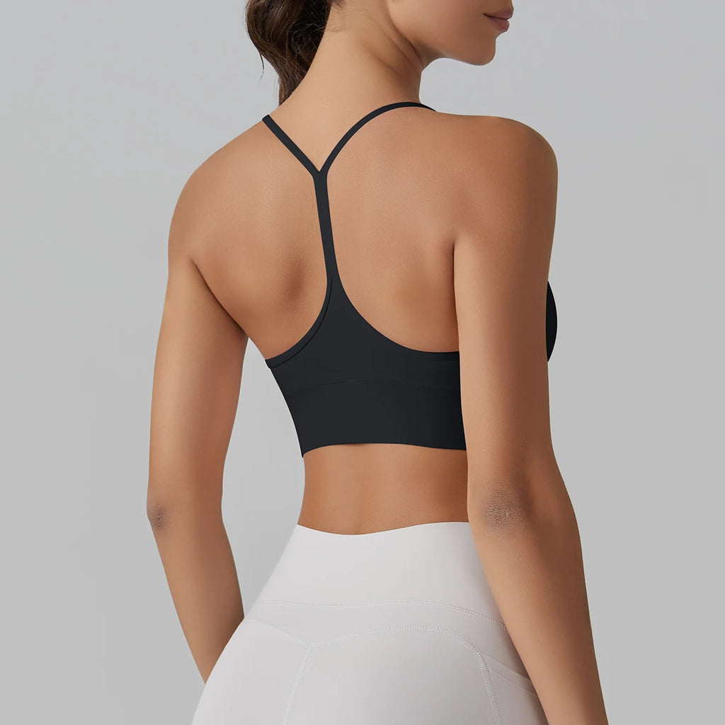 Women Sport Bra Fitness Top Yoga Bra Underwear Sexy Y-back Running Yoga Gym Crop Top Women Push Up Sports Bra