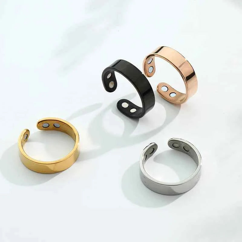 Magnetic Anti Snoring Device Ring Therapy Acupressure Against Finger Ring Anti Snore Sleep Aid for Snoring Treatment