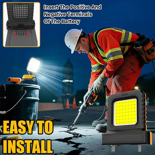 LED Work Light for Makita for 21V Li-ion Battery Power Tool Accessories Outdoor Camping Lamp for Vehicles Auto Car Repair Tool