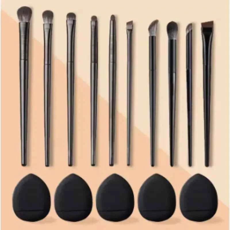 Set Eye Makeup Smudge Undercover Eyeliner Blade Eye Detail Small Makeup Brushes Eye Soft Bristle Eyeshadow Brushes 10-piece