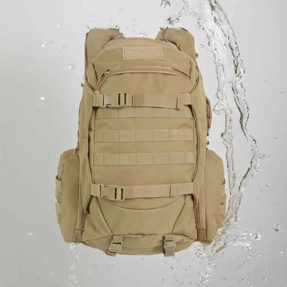 45L Waterproof Fishing Hunting Backpack Outdoor Rucksacks Tactical Sports Camping Hiking Trekking Bags