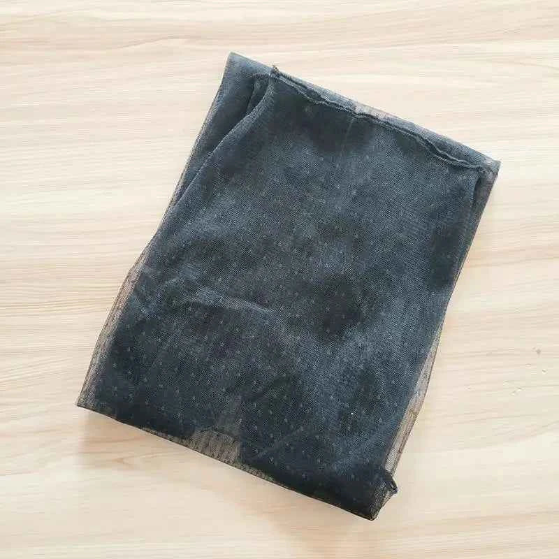 Spring Summer Women Sexy Black Mesh Tops Bottoming T Shirts Transparent Sheer Blouses Turtleneck Streetwear Tees Sunscreen Top
