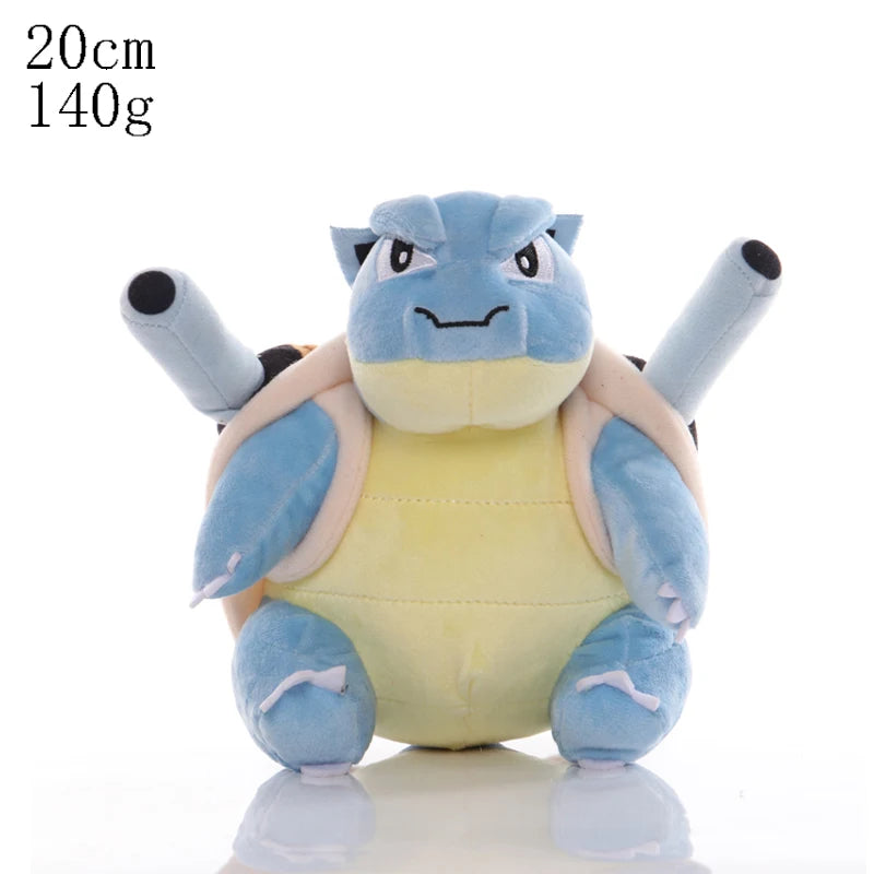 New Pokemon Snivy Abra Treecko Plush Kawaii Eevee Charizard Pikachu Genger Jirachi Blastoise Doll Aerodactyl Wholesale Gifts