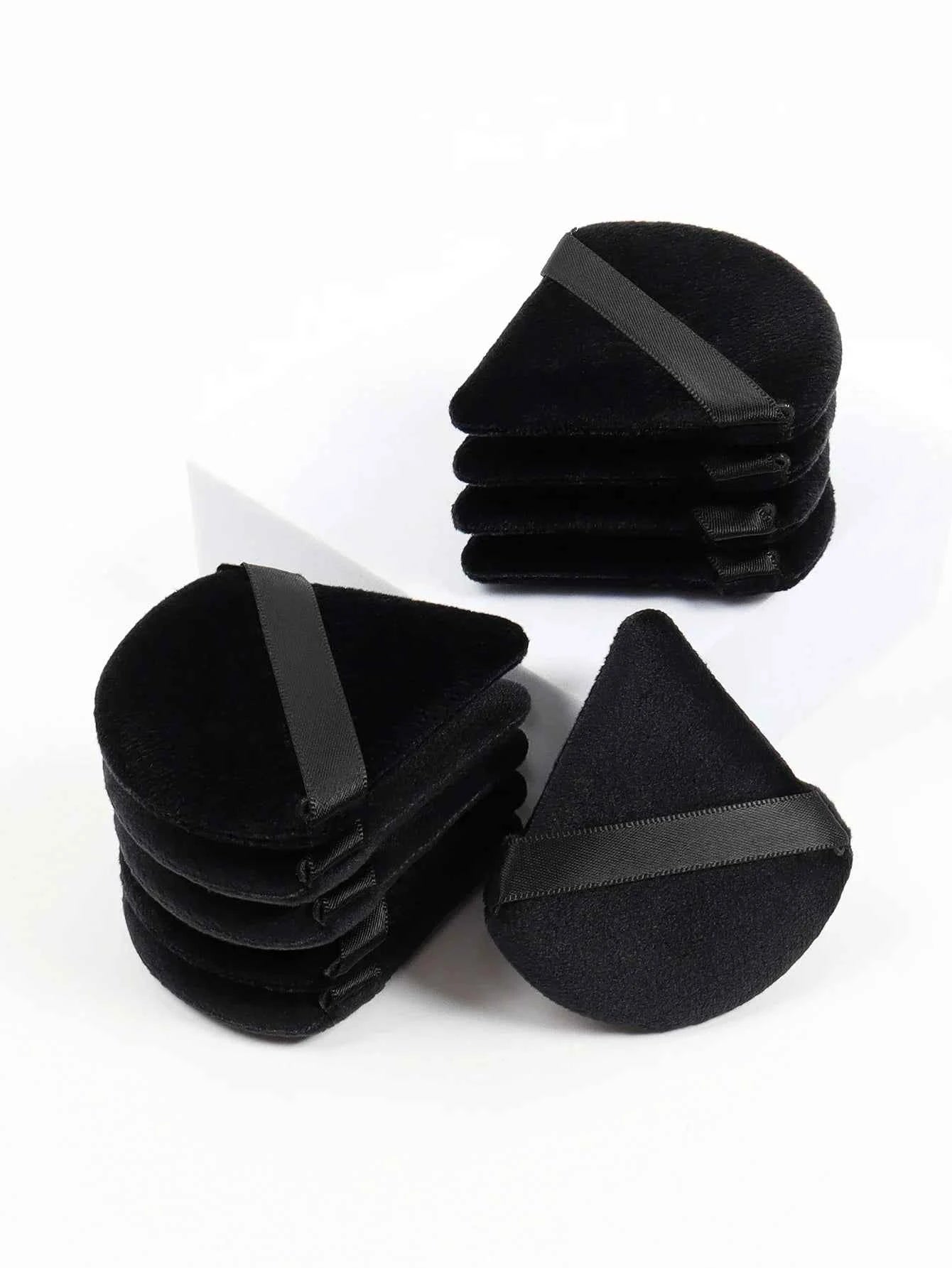 Black Velvet Triangle Makeup Sponge - Dual Use  for Foundation/Powder | Hypoallergenic Travel Essential