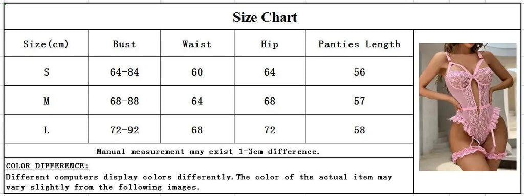 Pink Embroidery Floral Backless Sexy Mesh Sheer See Through One-piece Rompers Women Sexy Lingerie Slim Bodysuit Female Clubwear