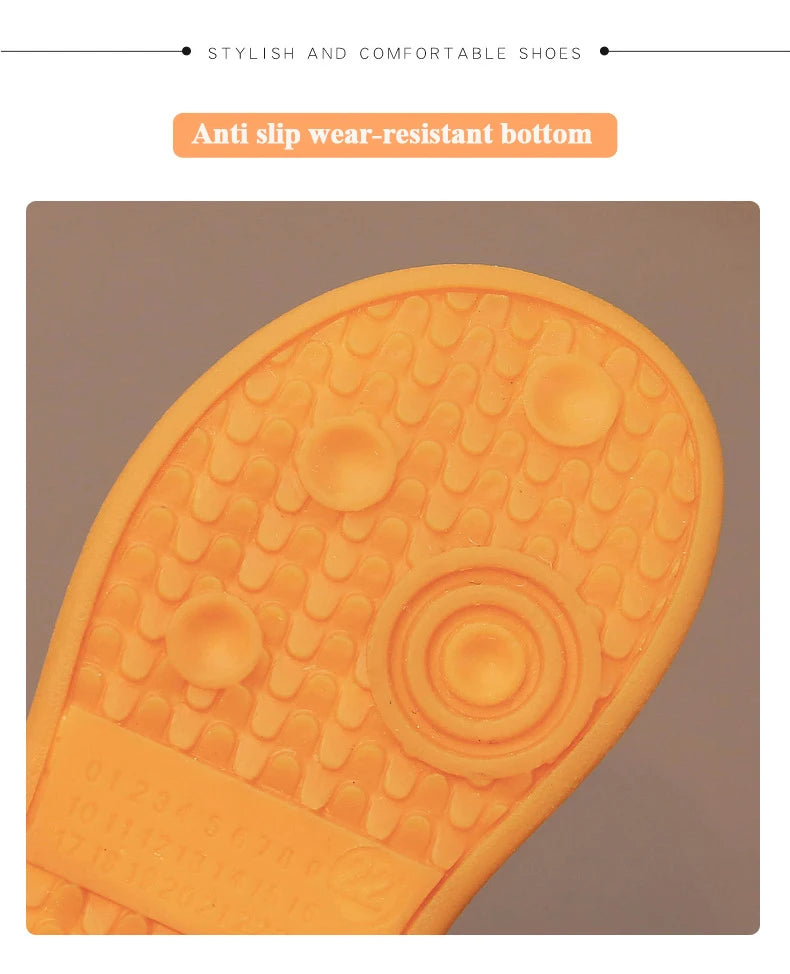 Girls Cotton Shoes Children Plush Thickened Anti-skid Shoes Boys Warm Sports Shoes Baby Soft Comfortable Winter Sneakers