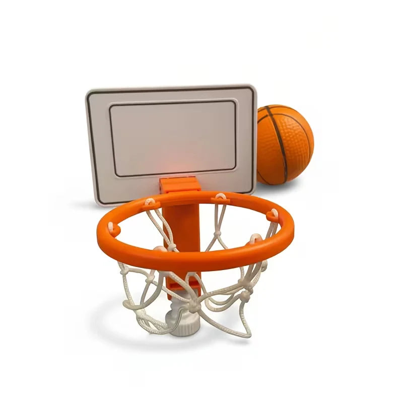 Basketball-themed desktop decorations, creative basketball home decor, relaxing desktop stress relievers.