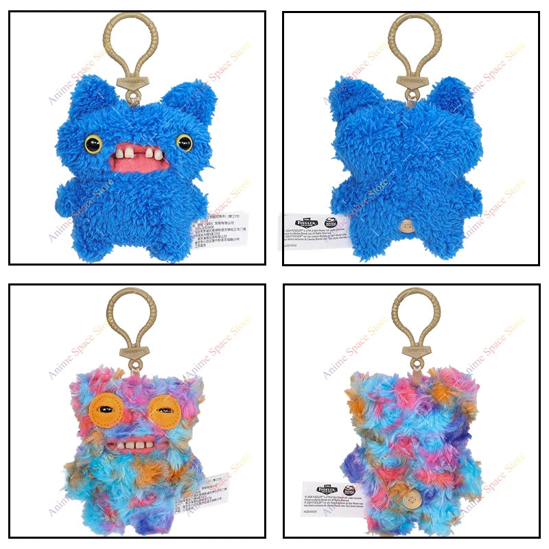 Original Fuggler Plush Keychain Ugly Monster Screech Munch Rabid Rabbit Wide Eyed Weirdo Annoyed Alien Stuffed Peluche Toys