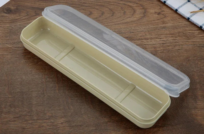 Tableware Box Portable Tableware Box Spoon Fork Storage Box Spoon, Fork, Chopsticks, Straw, Makeup Brush Storage Box