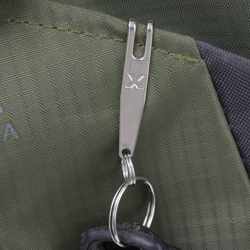 5/1Pcs Mini Zinc Alloy Ring Carabiner EDC Bag Suspension Clip with Key Outdoor Quicklink Tool Keychain Camping Accessories