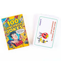 Kids Joke Cards 100pcs - Fun Lunchbox Notes With Puns Riddles Conversation Starters For Family Car Rides Road Trip Board Game