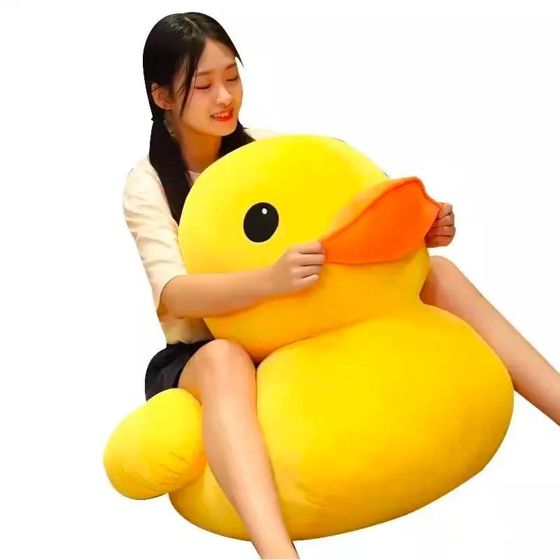 Kawaii Big Yellow Duck Mini Plush Dolls Toy Cute Soft Cartoon Stuffed Animal Toys Birthday Gifts for Children Kids Baby Girl