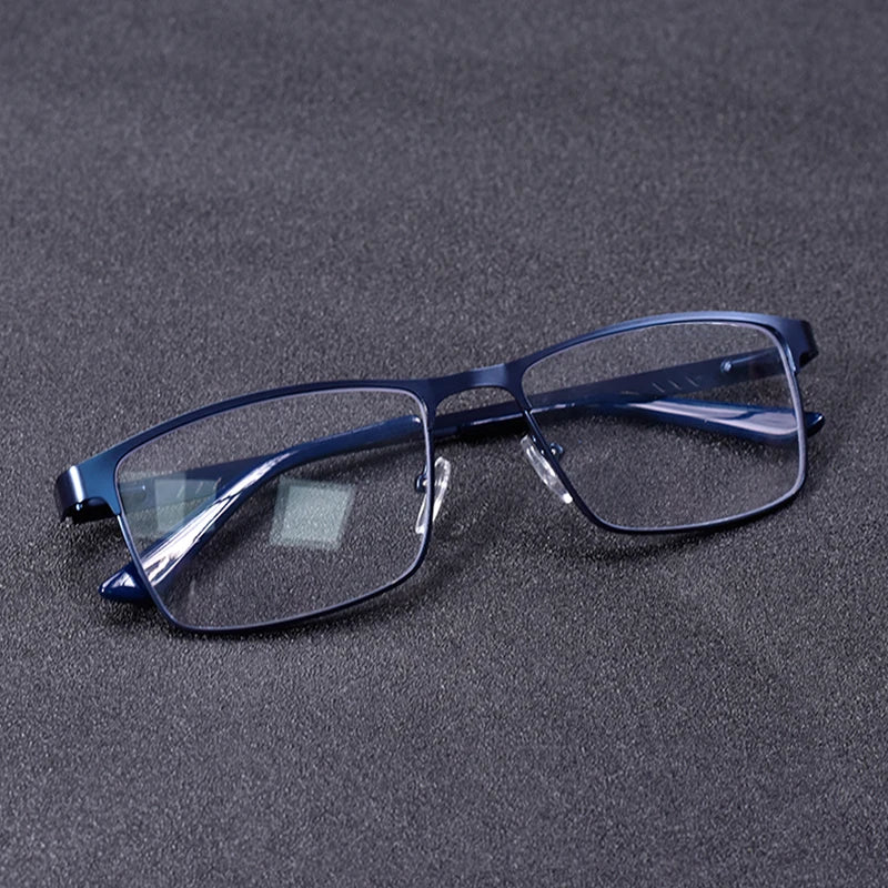 High Quality Stainless steel Reading Glasses Men Women Fashion Presbyopic Eyeglasses Business Hyperopia Anti Blue Light Eyewear1