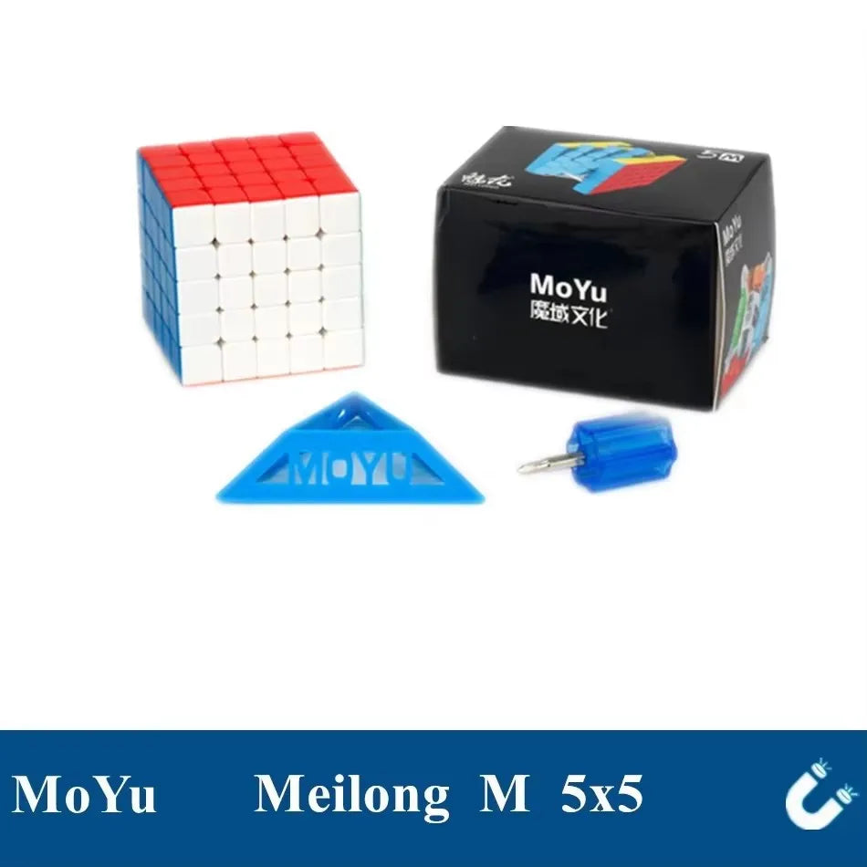 Moyu Meilong Magnetic Magic Cube Series 2M 3M 4M 5M 6M 7M Pyramid Megaminx Professional Cubo Magico Puzzle Toy For Children Gift