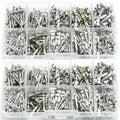290pcs Cable Lugs Connectors Wire Connector Crimp Terminal Set Flat Plugs Cable Lugs Cable Shoes Plugs Assortment Kit For Cars