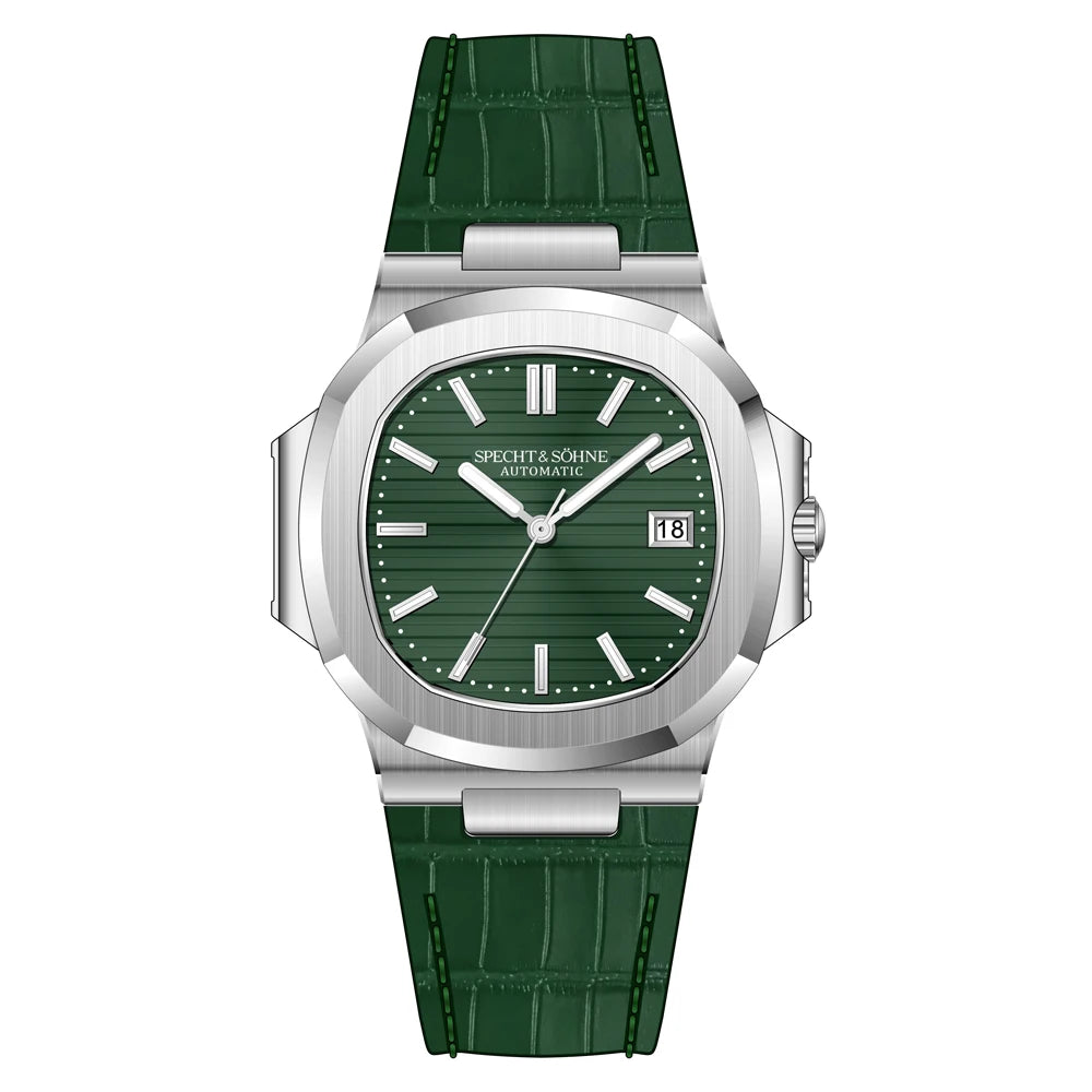 2025 New Specht Sohne Men's Automatic Mechanical Watches  Sapphire Crystal Stainless Steel 50m Waterproof 5711 Watch For Men