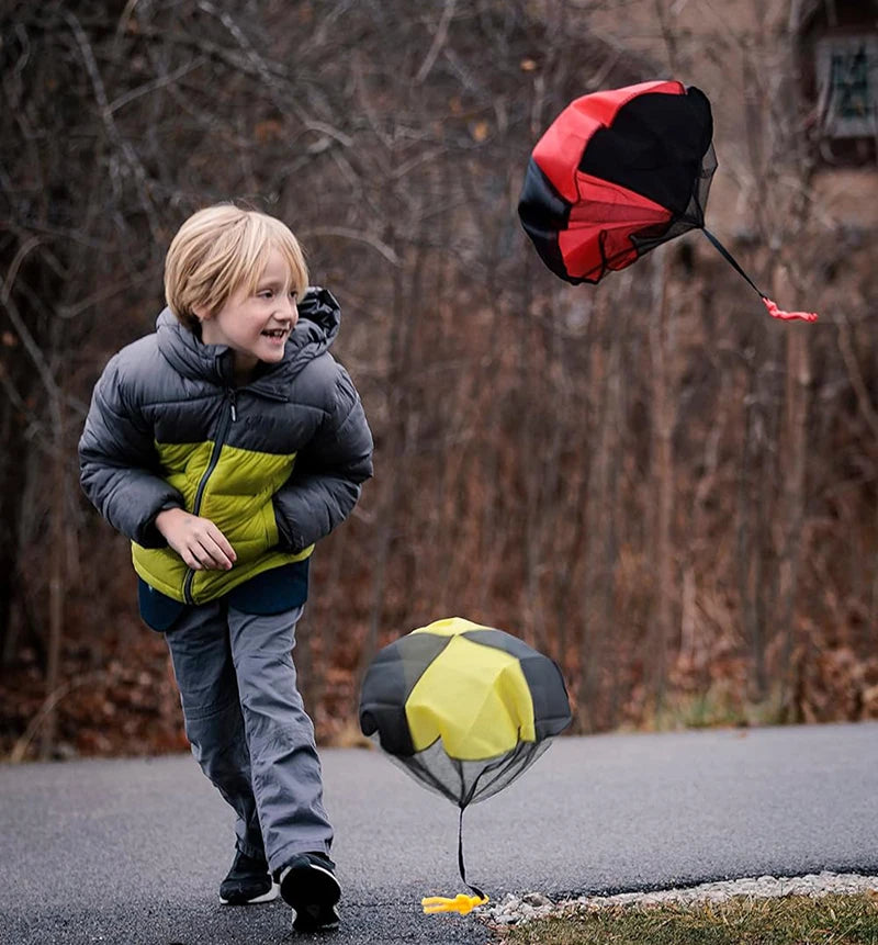 Parachute Toys for Kids Tangle Free Outdoor Flying Parachute Men Outside Toy Easter Basket Idea Unique Boy Girl Gift Kids Crafts
