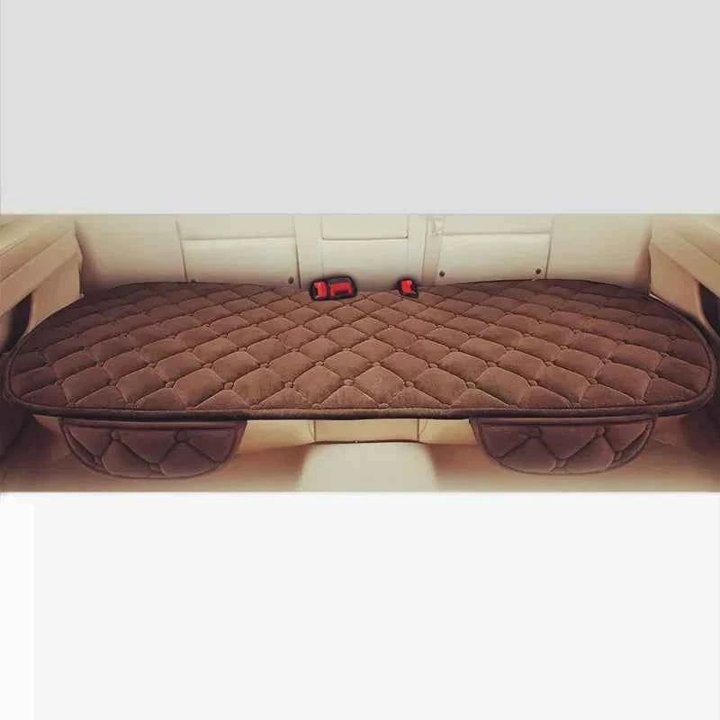Car Seat Covers, Warm Seat Cushion Protector, Plush Seat Cover, Universal for Sedan, Hatchback, SUV, Autumn, Winter