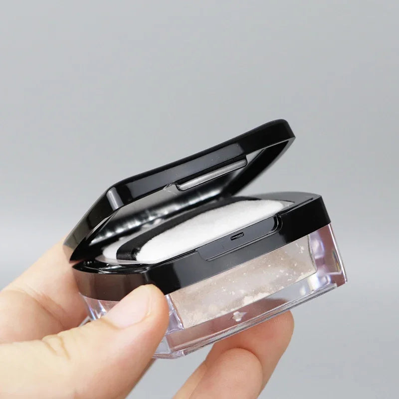 Powder Box Empty Portable Mini 5g Sieve Loose Powder Pot Square Box with Powder Puff Travel Makeup Jar Sifter Cosmetic Container