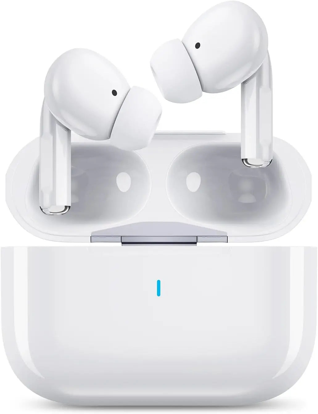 2026 New Bluetooth Wireless Earphones, 5.3 Bluetooth Earphones for Wireless Earphones, ENC Noise Cancelling Earphones, In Ear HiFi Low Bass White, Suitable for Outdoor, Indoor Sports, Rest, Wearing, Best Choice for Gifts