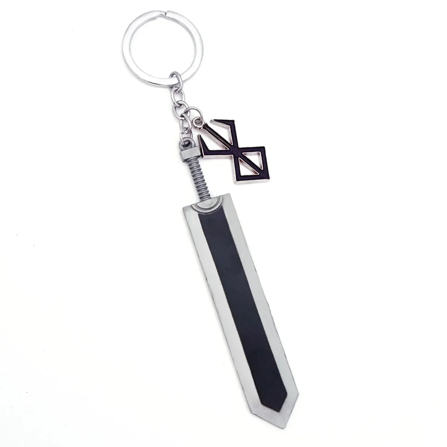 Red & Black Keychain Sword Backpack Pendant Wholesale Customized Bulk Jewelry Accessories for Men Women