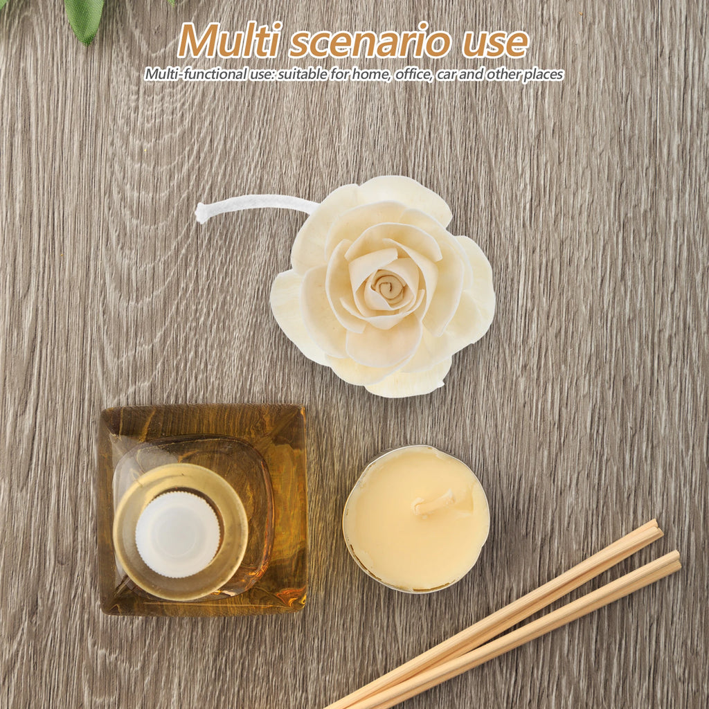 Aromatherapy Diffuser Home Decor Car Flower Diffusers Bathroom Diffuser Aromatic Freshener Perfume Beige Desk Office Decors