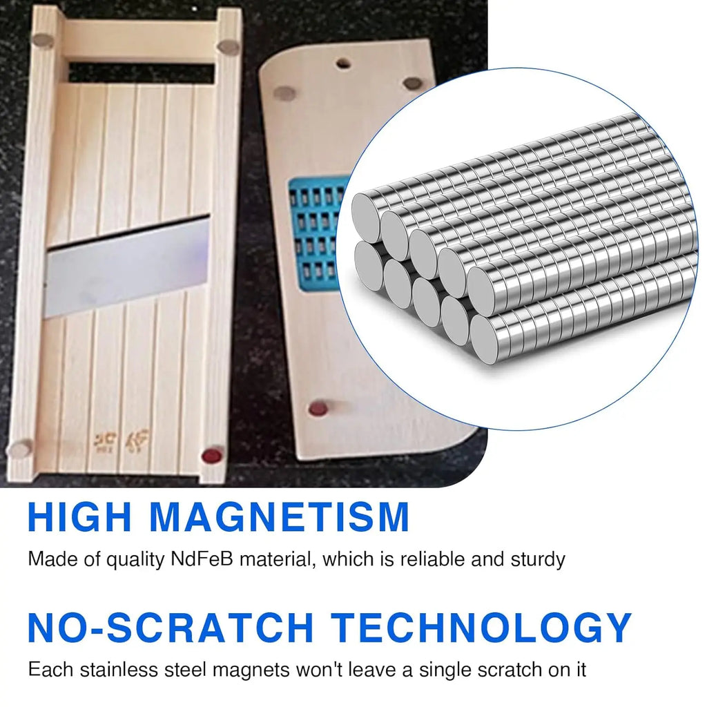 Small Magnets, Refrigerator Magnets of Different Sizes, 3x1 3x2 2x1 3x3 4x2 5x2 6x2mm Mini Magnets for Fridge, Kitchen, Office
