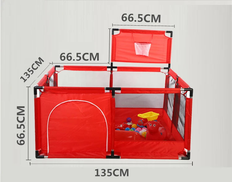 New Arrival Baby Playpen For Children Safety Barrier For Newborn Playground Basketball Ball Pit Playpen Indoor Baby Playground