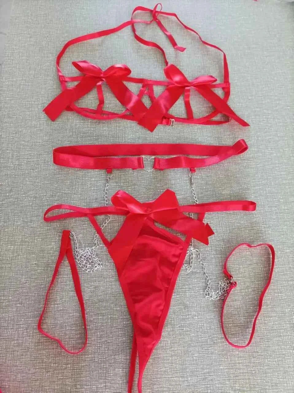 Sexy Lingerie Set Transparent Hot Porno Lace Erotic Underwear Sexy Bra And Panty Garter Set Lingerie Sexy Hot Erotic Sleepwear