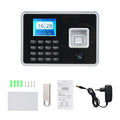 Biometric Time Clock Attendance Machine for Employees Biometric In and Out Punching Support 1000pcs Fingerprint Recognition