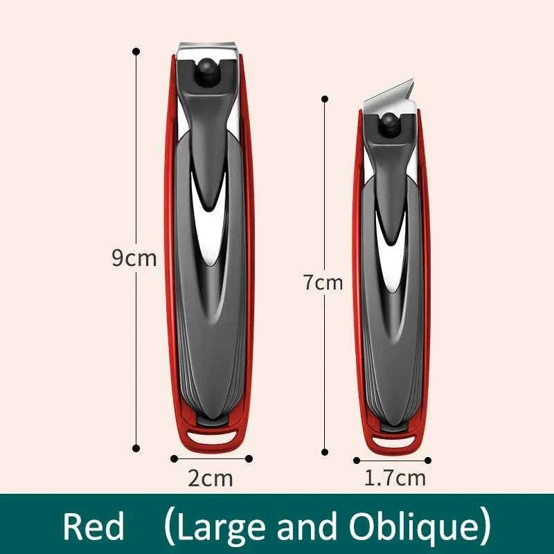 Colorful Nail Clippers Anti-Splash Nail Cutter Detachable Design Fingernail Clippers Stainless Steel Manicure Nail Tool