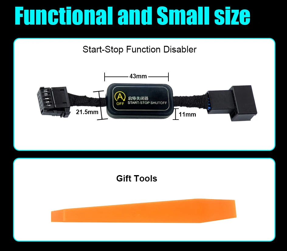For AUDI A1 2011-2018 Car Automatic Stop Start Engine System Off Close Control Sensor Plug Smart Stop Cancel  Auto Accessorie