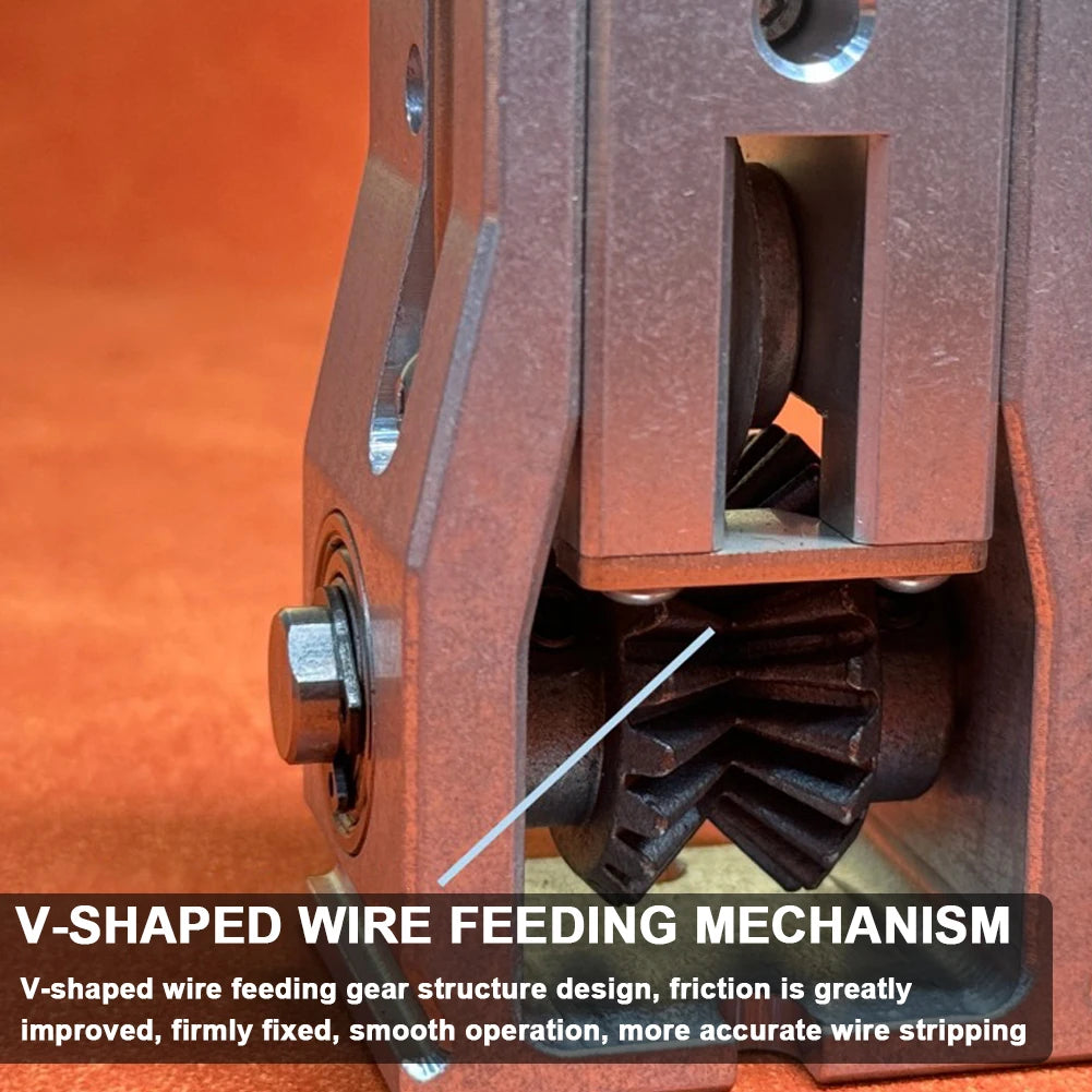 Geevorks Portable Household Wire Stripper Aluminum Alloy Manual Wire Stripping Tool 2-20mm Cable Electric Peeling Tool