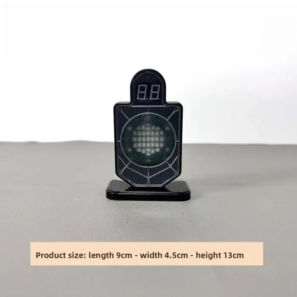 Kids Shooting Game Training Target Digital Auto Count LED Color Changing Light Sound Effect Toy Practice Accessory