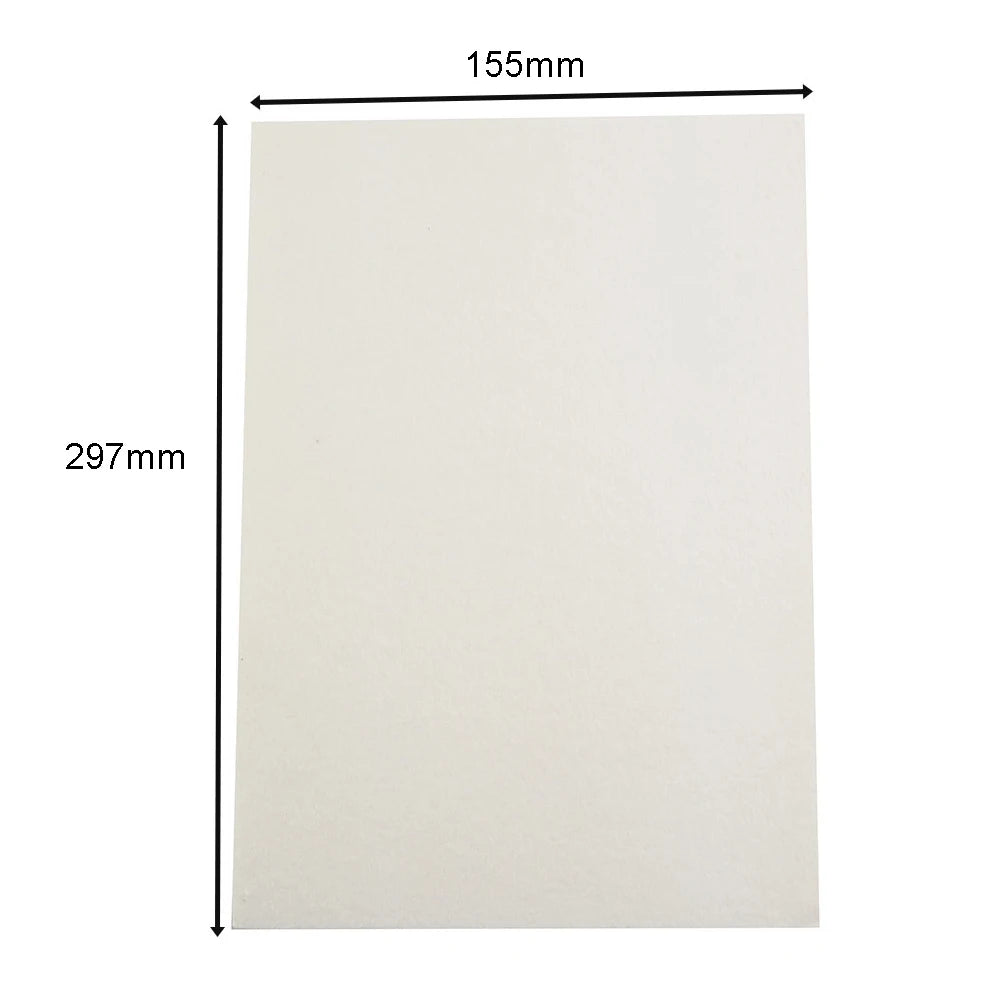 1/2 Ceramic Fiber Gasket 155mm X 297mm X 3mm Gasket Sealing Material For Exhaust Pipe Oven Chimney Glass Home Improvement