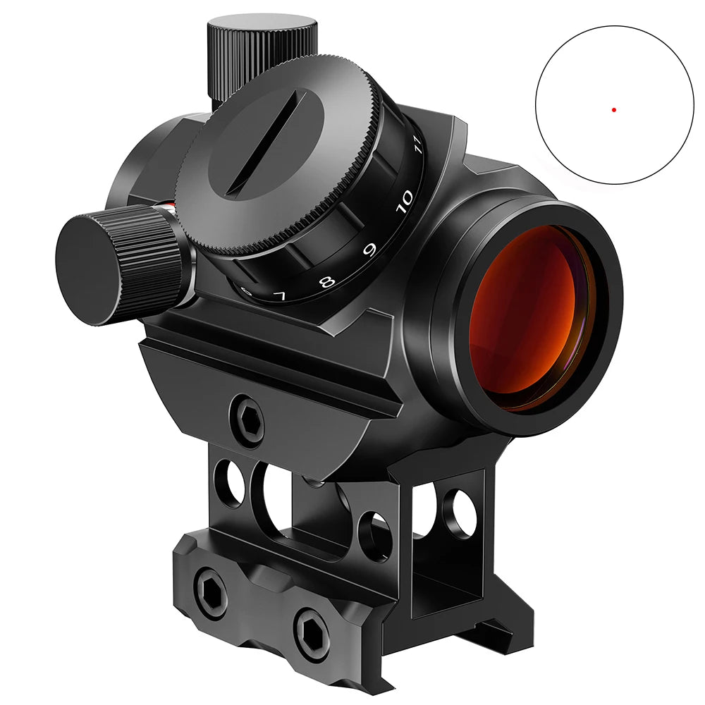 Compact Red Dot Reflex Sight for 20mm Picatinny Rail