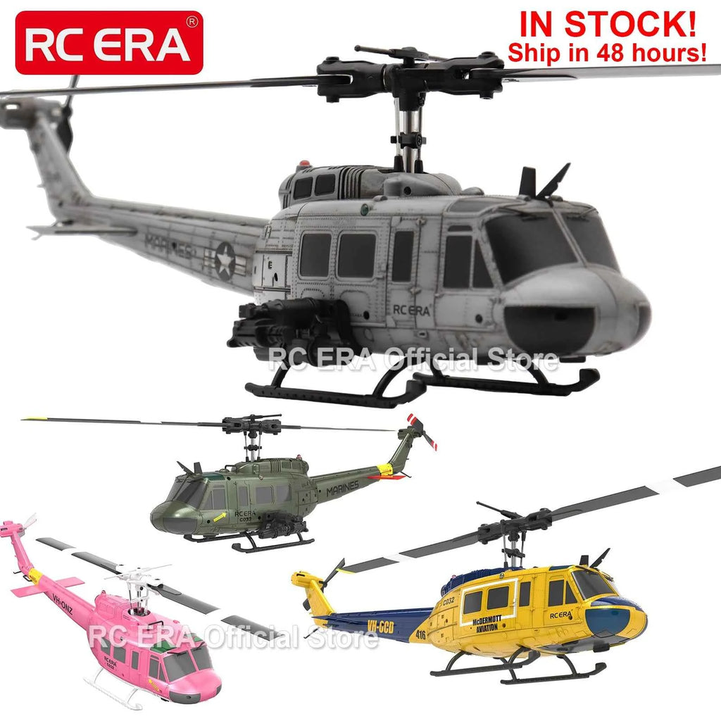 RC ERA C129V2 RTF RC Helicopter 2.4GHz 6-axis Gyroscope One Click 3D Flip Remote Control Aircraft Hobby Toys
