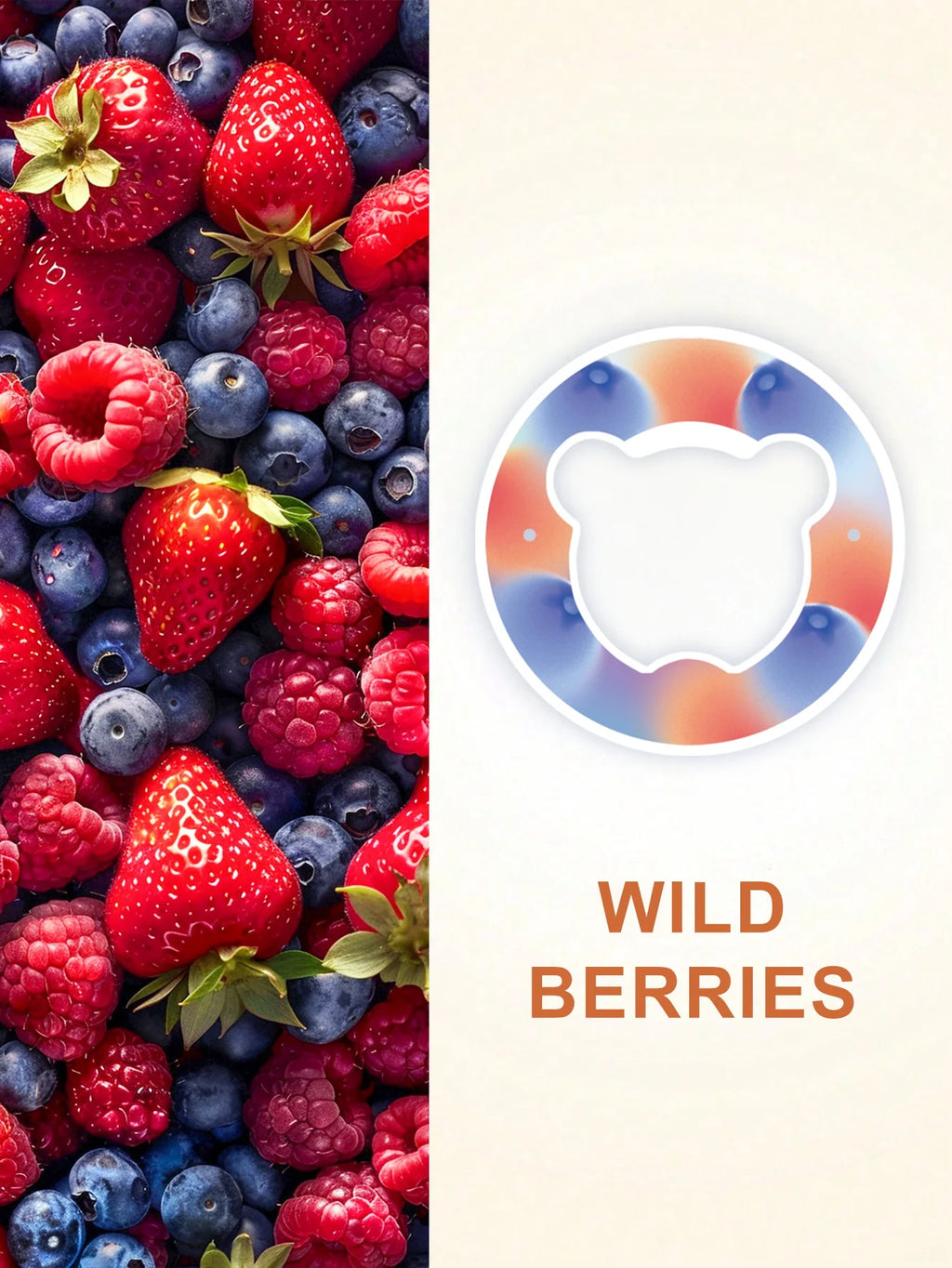 1pc Multi Flavour Fruit Flavour Rings For Water Cups, Little Bear Shape Flavour Rings For Water Cups Flavour Rings Drinking Tool