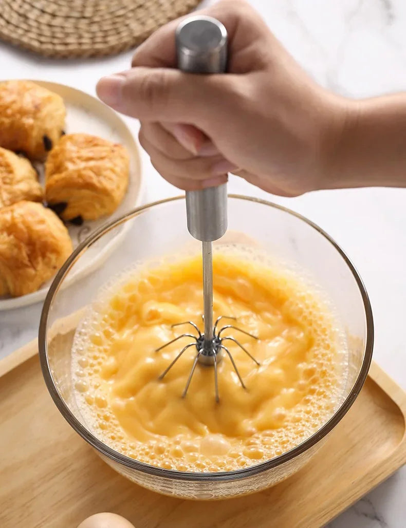 Semi Automatic Egg Beater, Rotating Cream Mixer, Household Manual Egg Beater, Baking Tool, Kitchen Tools